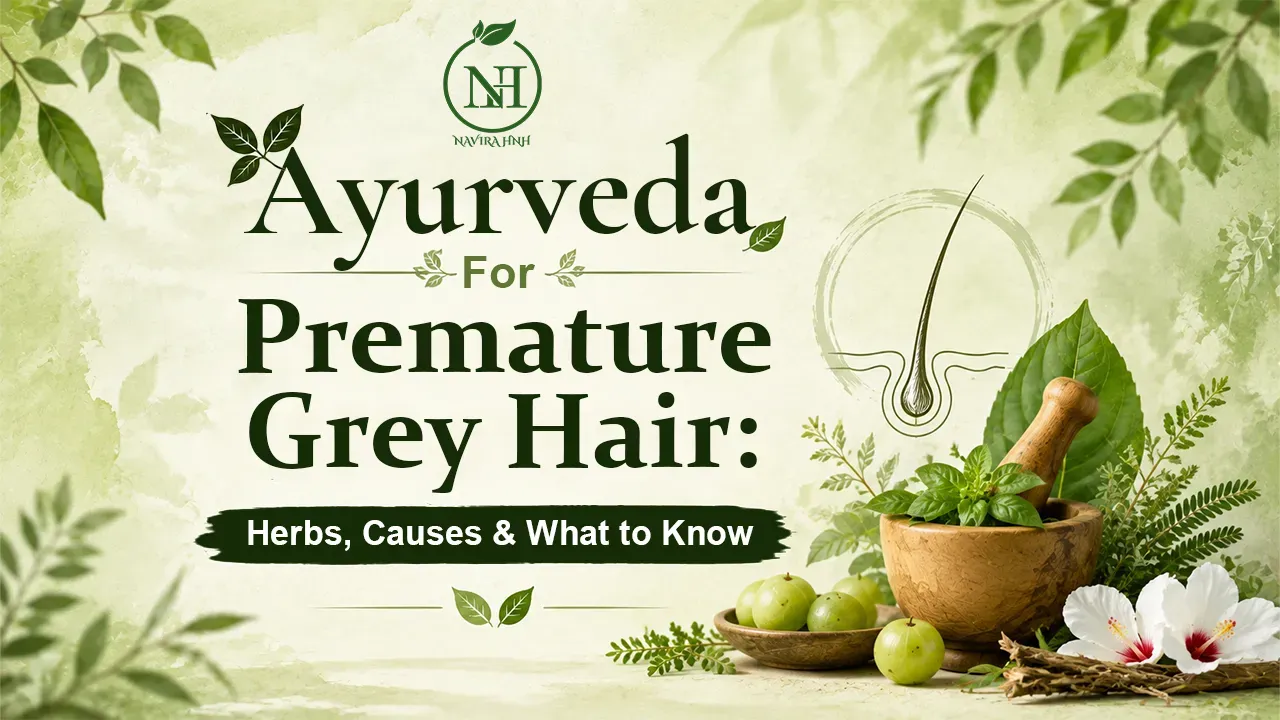 Ayurveda for Premature Grey Hair: Herbs, Causes & What to Know.