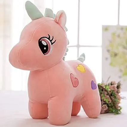 HUG 'n' FEEL Unicorn Soft Toy – Pink Plush Toy for Kids