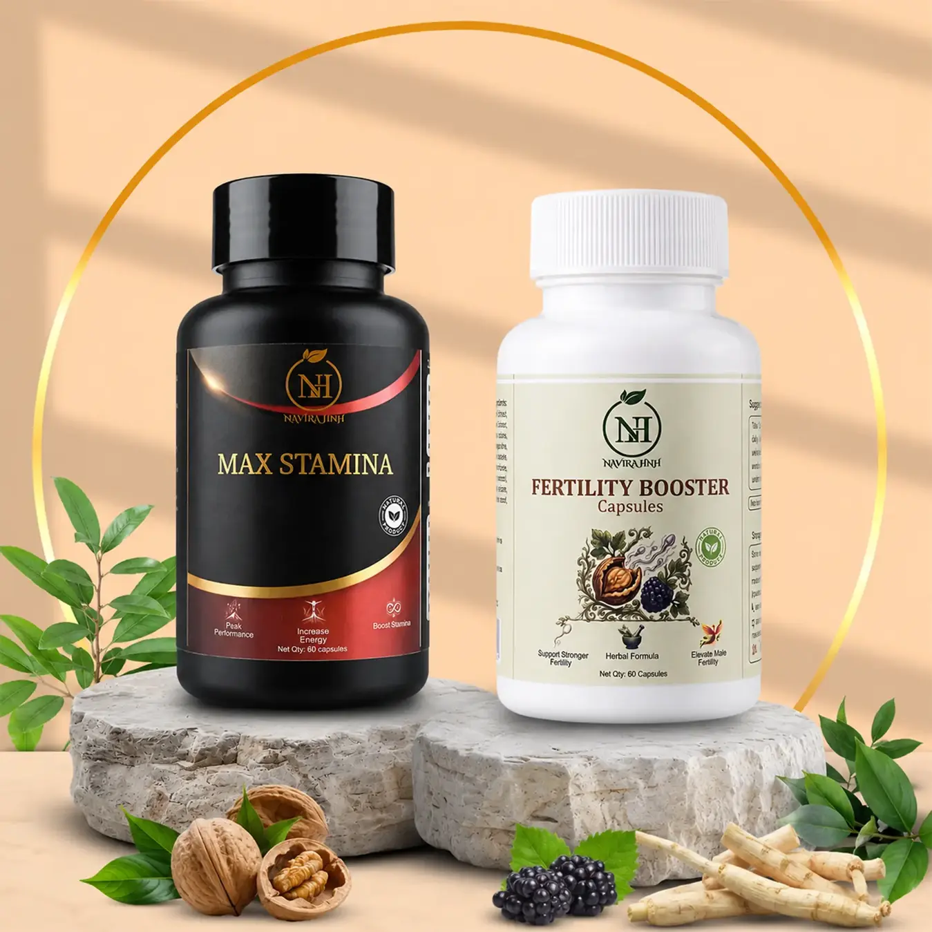 Max Stamina and Fertility Booster | Mens Wellness and Vitality Support