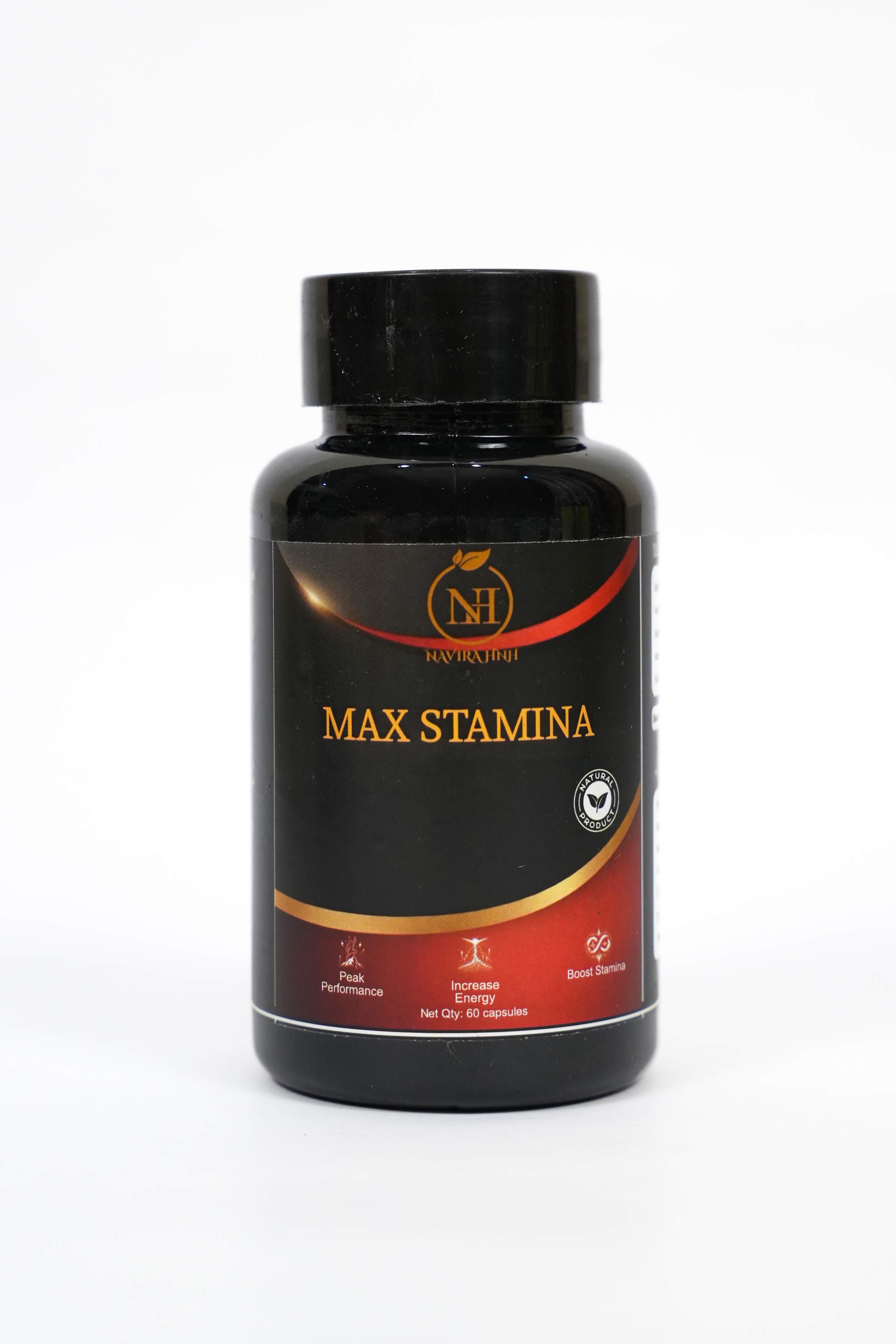Navira HNH Max Stamina Capsules | Supplement for Stamina, Endurance & Energy Support | 60 Capsules